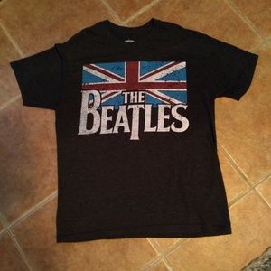 Beatles British Flag T Shirt